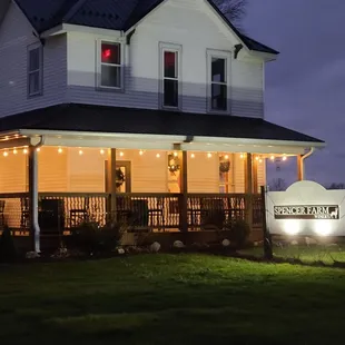 Outside the winery heading home