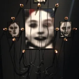 Interesting permanent work honoring victims of the Holocaust.