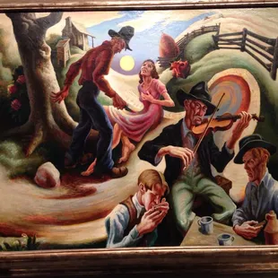 Thomas Hart Benton's famed The Ballad of the Jealous Lover