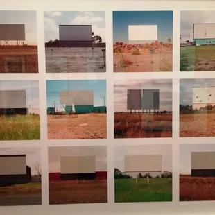 Kansas deserted drive-in movies collage