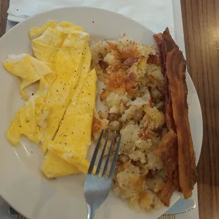 I like My eggs more scrambled and less omlette like...but my husband enjoyed them
