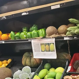 a variety of fruits and vegetables