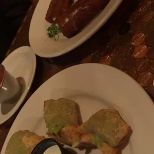 Avocado rolls Cheese sticks