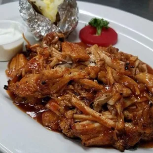 Boneless bbq ribs. Now that's a great special