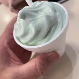 Pistachio Soft Serve