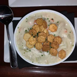 Soup and salad