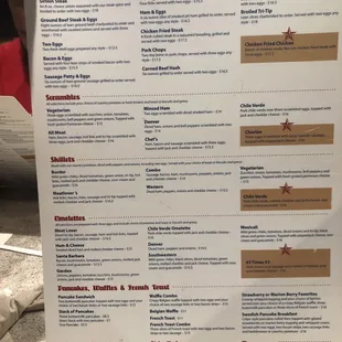 Breakfast Menu