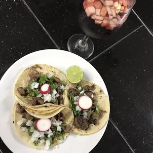 3 tacos awesome flavor