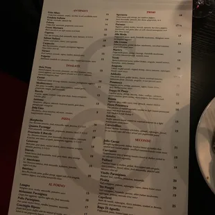 What a menu! And the fragrance in here is wonderful and the food is delicious!