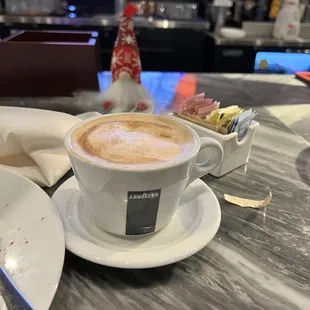 Excellent Cappuccino to finish off a perfect meal.