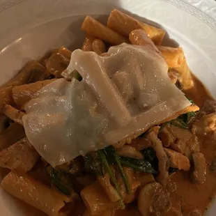 Alla Vodka (minus the crispy onion rings)