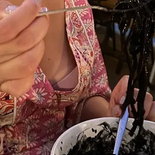 Squid ink pasta - ink loaded !?!
