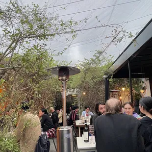 Ambiance is odd. Not sure if I want to be trapped in when I&apos;m sitting outside.