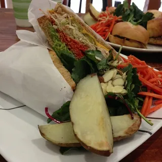 Garlic Vegetable Sandwich