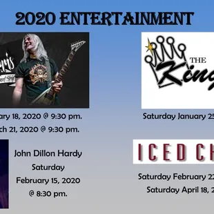 Updated live entertainment