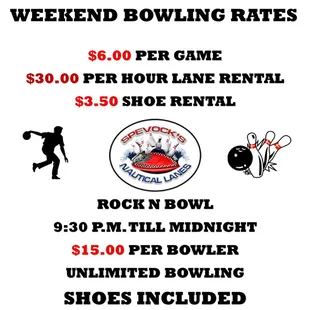 Weekend rates.