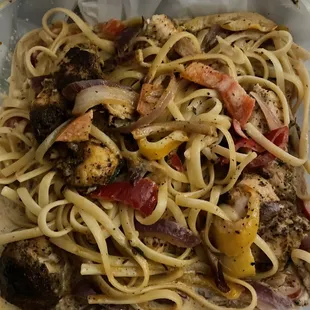 French Acadian Chicken Linguine