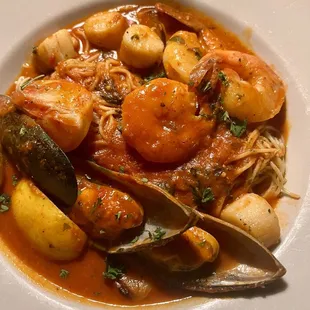 Seafood Diavolo