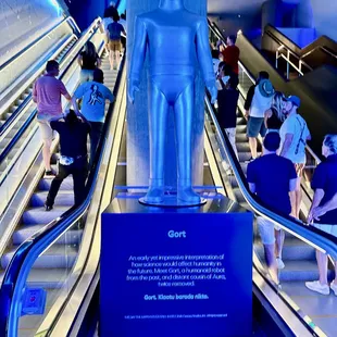 Gort.a distant cousin of Aura the interactive robot.