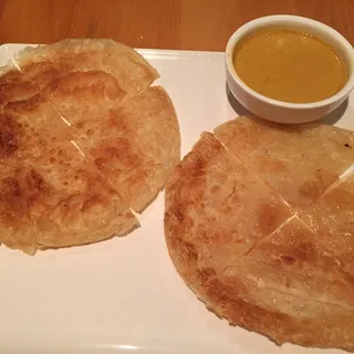 Indian Pancake with Curry Sauce