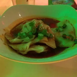 Mini Wontons in Chili Oil