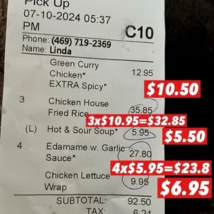 We are overcharged 13% over publisedud prices on a call in order
