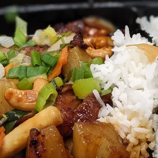 Spice and Dice cashew nut with chicken