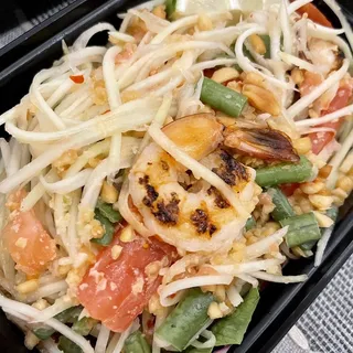 A13. Green Papaya Salad (Som Tum) (Spicy)
