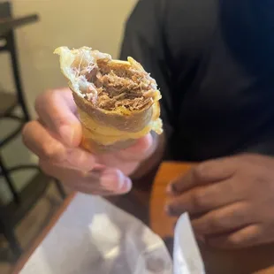 Brisket Mac and Cheese Roll