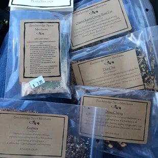 This is a smattering of selection of delicious, sensuously odoriferous tea sipping tip tipity top of the largest spice iceberg.