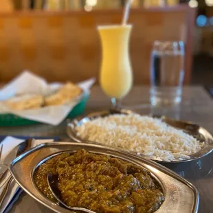 Bhagain Bharta: smoked charred eggplant in tomato and onion