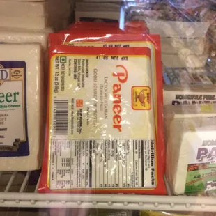Paneer. Lots to choose from.