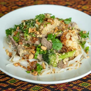 Mi Ga Tunk (rice noodles with meat and vegetables) from Theary Cambodian Foods