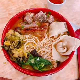 Roast Duck and Wonton Noodle Soup