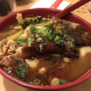 Roast Duck and Wonton Noodle Soup