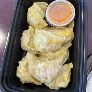 Chicken Momo - steamed! Delicious