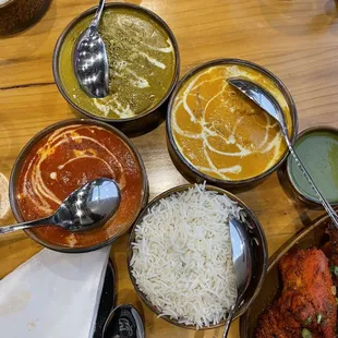Peshawari Pistacha, Navabi Butter Chicken, Aam ka Murg (Mango Curry)