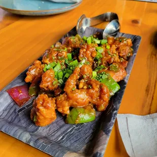 Pepper chicken? Indo fusion section