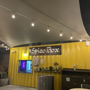 the interior of the space box