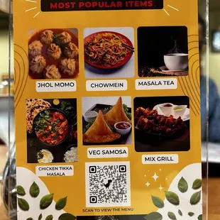 Popular Menu Items