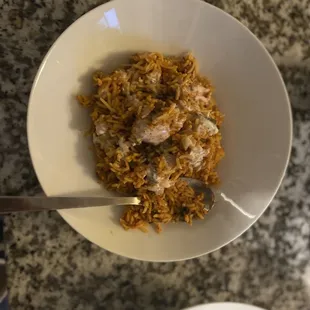 Chicken biriyani (takeout)