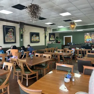 people sitting at tables