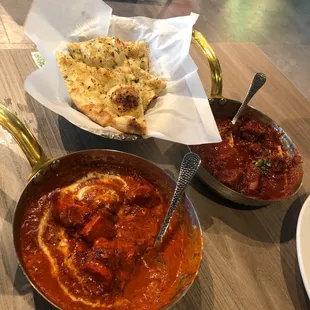 Tikka Masala Curry Bowl and Lamb Vindaloo