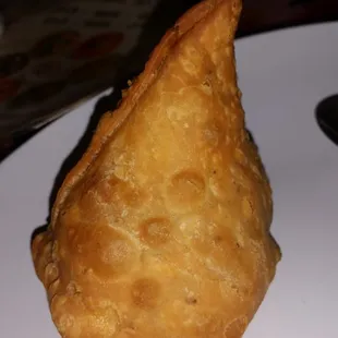 Veggie samosas.