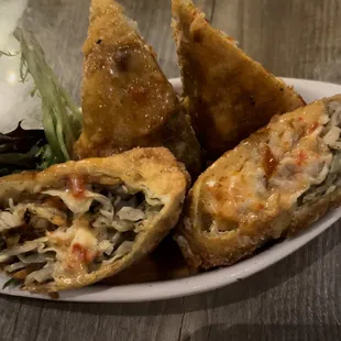 Jerk Spice Eggrolls Dinner