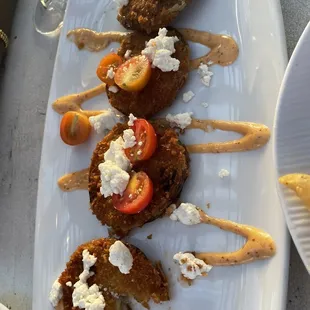 Burnt Fried Green Tomatoes