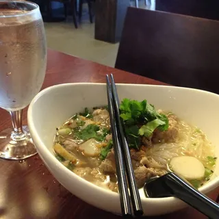 Spicy Pork Noodles Soup