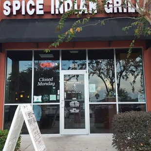 Inside University Commons Strip mall. Next to supercuts