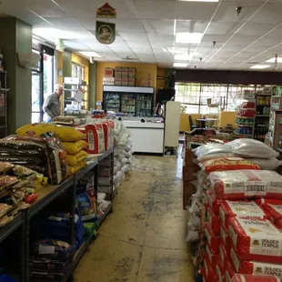 Inside facing cashier