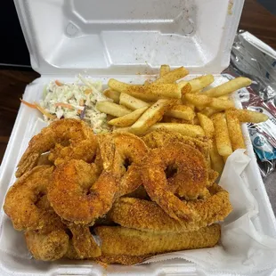 5pc 5 Piece Fish, 6 Piece Shrimp